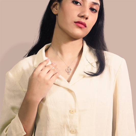 Luna Heart - 92.5 Silver Pendant