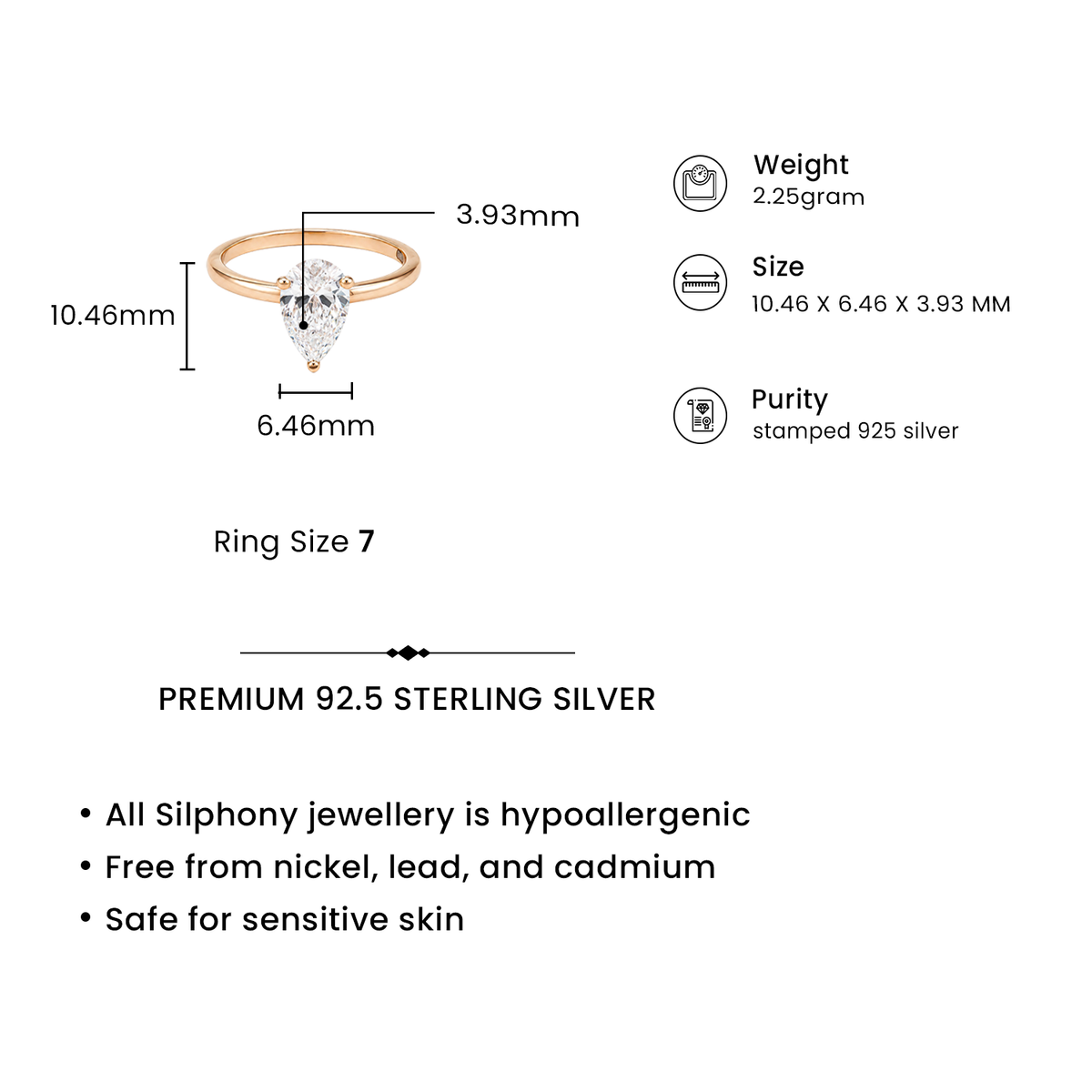 1.54ct Pear-Cut Lab-Grown Diamond Engagements Ring