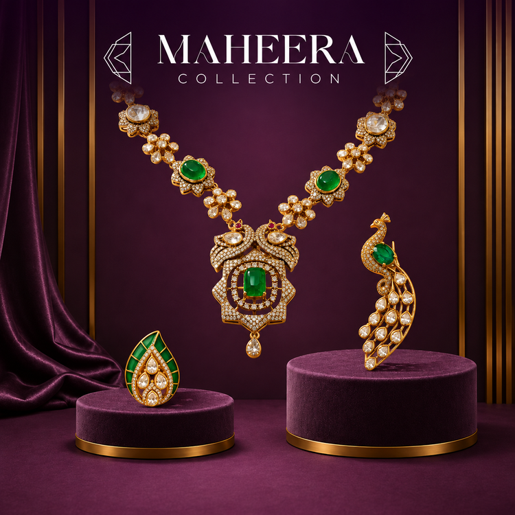 Maheera collection by Silphony: royal-inspired 925 sterling silver jewellery