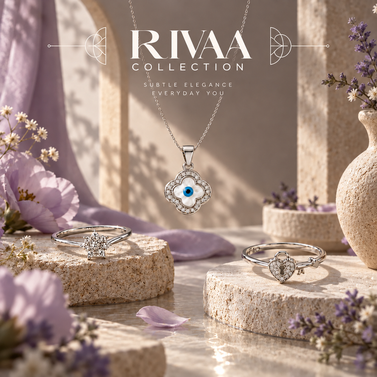 Rivaa collection by Silphony: trendy 925 silver jewellery for Gen Z