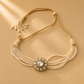925 Sterling Silver Polki Pearl Pendant Necklace for Women