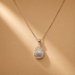 Rose Gold 925 Sterling Silver Dailywear Leaf Design Pendant
