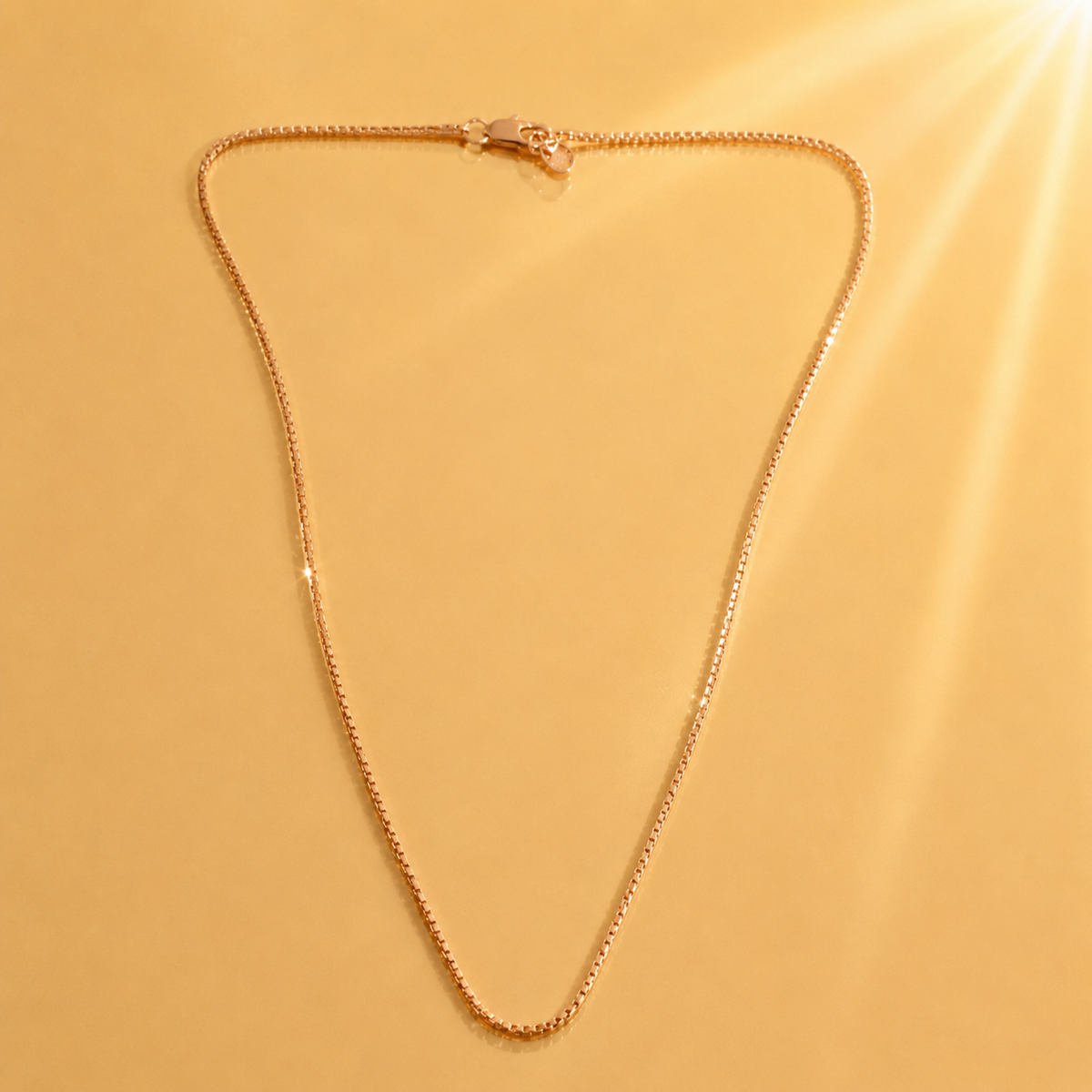 18 Inch Fine Box-Style 925 Sterling Silver Chain