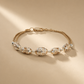 925 Sterling Silver Intricate Sculpted Barrel Beads Bracelet For Women