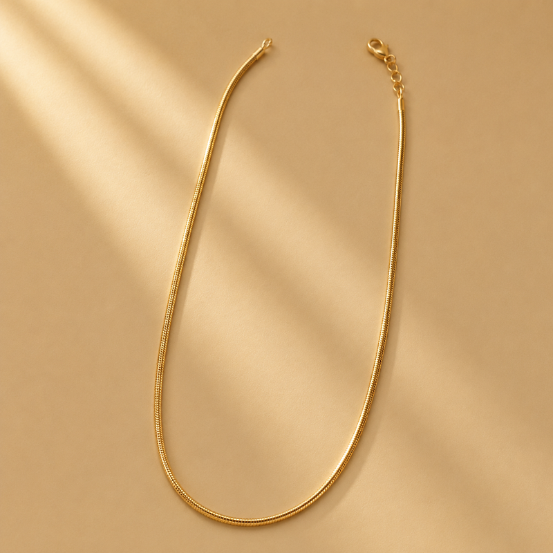 15 Inch 925 Sterling Silver Snake Chain