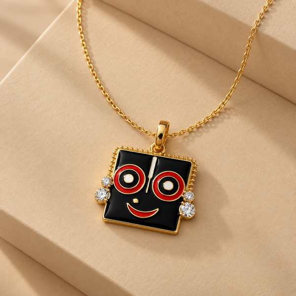 Enamel & Moissanite Cute Statement Charm | 925 Sterling Silver Emoji Face Pendant for Woman