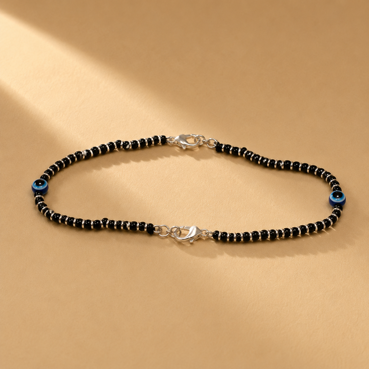 925 Sterling Silver Child Nazariya with Blue Evil Eye