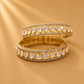 925 Sterling Silver White Stone Bangles for Women