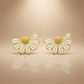 Daisy Flower Statement Earrings