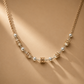 925 Sterling Silver 18-Inch Geometric Beaded Chain