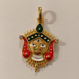 Goddess Durga Maa Face Pendant With Chain