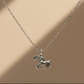 925 Sterling Silver Unique Animal Charm Chain Pendant
