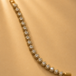 925 Sterling Silver Pear-Shaped Moissanite Bracelet