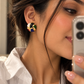 One-of-One 92.5 Silver Multicolor Enamel Dome Stud Earrings