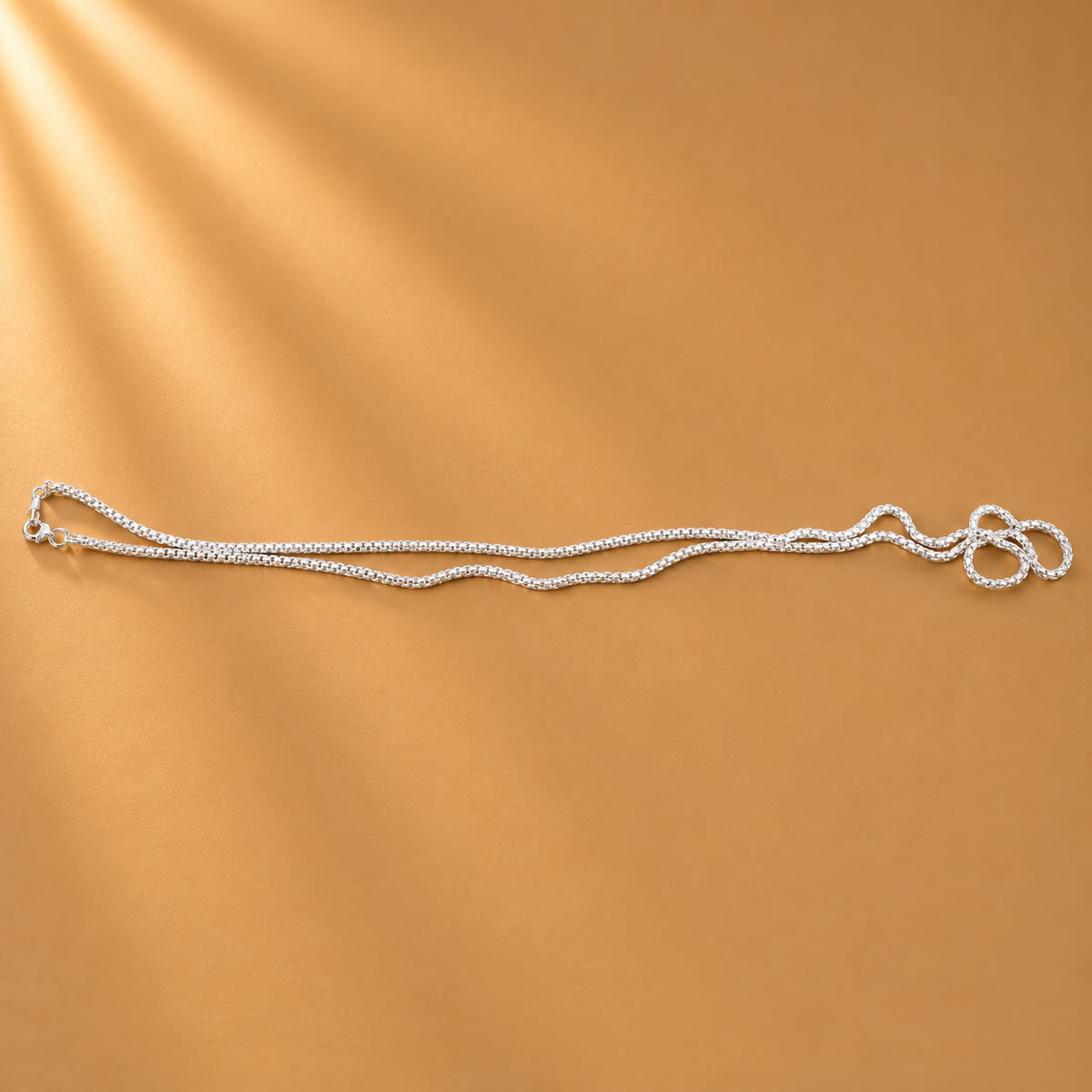925 Sterling Silver 26 Inch Long Chain