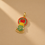 Traditional Kathakali Art Pendant With Chain