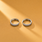 925 Sterling Silver Moissanite Hoop Earrings