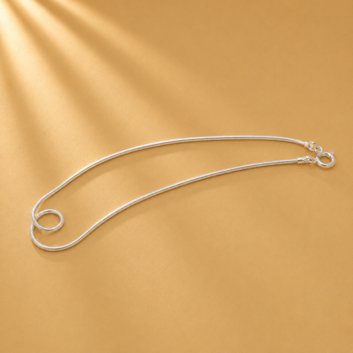 16 Inch 925 Sterling Silver Classic Snake Chain