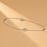 925 Sterling Silver with Bow Charms Child Payal