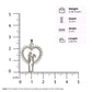 Luna Heart - 92.5 Silver Pendant