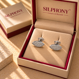 925 Silver Marquise Stud Earrings for Women