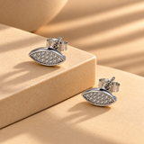 925 Silver Marquise Stud Earrings for Women