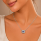 One-of-One 92.5 Silver Simulant Amethyst Round Pendant