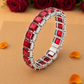 Red Square Stone Bracelet