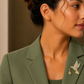 Aurelia Hummingbird Brooch Silver