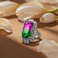 One-of-One Bi-Color Stone Ring