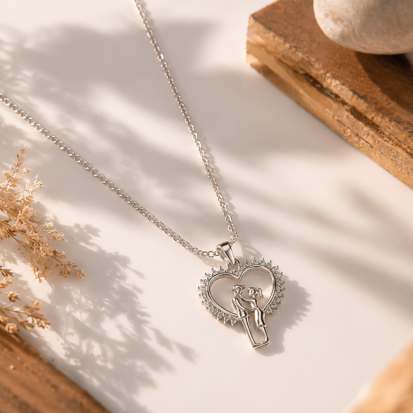 Luna Heart - 92.5 Silver Pendant