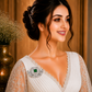 Green Emerald-Tone Statement Brooch