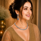 Blue Stone Necklace Set