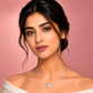 92.5 Silver Delicate Heart Sparkle Pendant Necklace