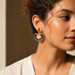 Carnelian Multi-Layer Geode Drop Earrings ( Pre-Order)