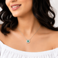 92.5 Silver One-of-One Simulant Ruby Octagonal Pendant