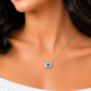 One-of-One 92.5 Silver Simulant Purple Gemstone Octagonal Pendant
