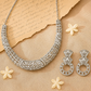 92.5 Sterling Silver Structured Luminosity Necklace Set