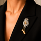 One-of-One 92.5 Silver Pearl Cascade Statement Brooch