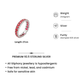 Red Square Stone Bracelet
