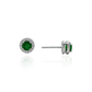 Emerald Aura - 92.5 Silver Pendant Set