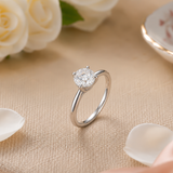 0.80ct Round Cut Lab-Grown Diamond Solitaire Everyday Ring