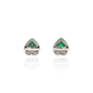 Emerald Heart - 92.5 Silver Pendant Set
