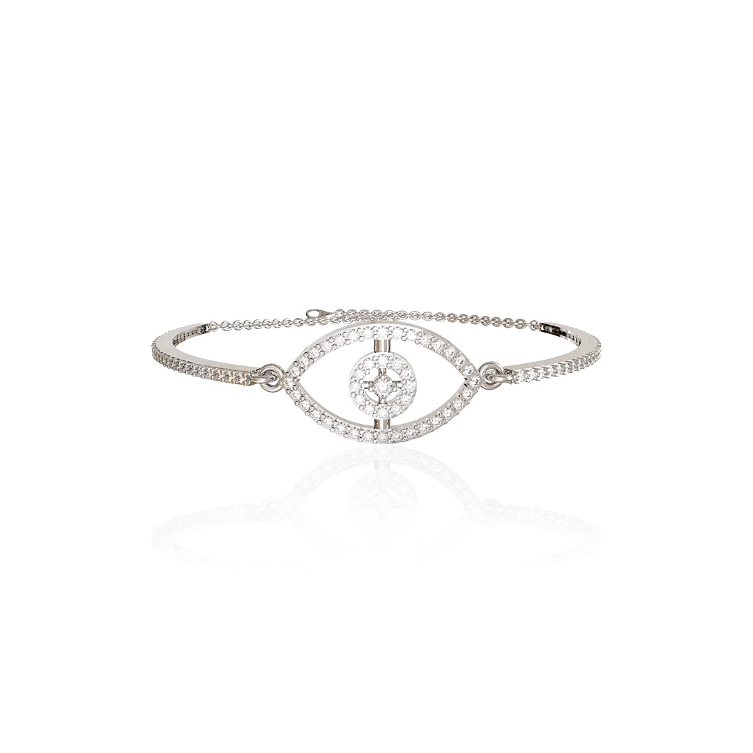 Silver Eye Bracelet