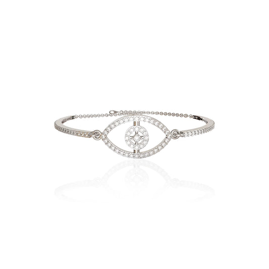 Silver Eye Bracelet