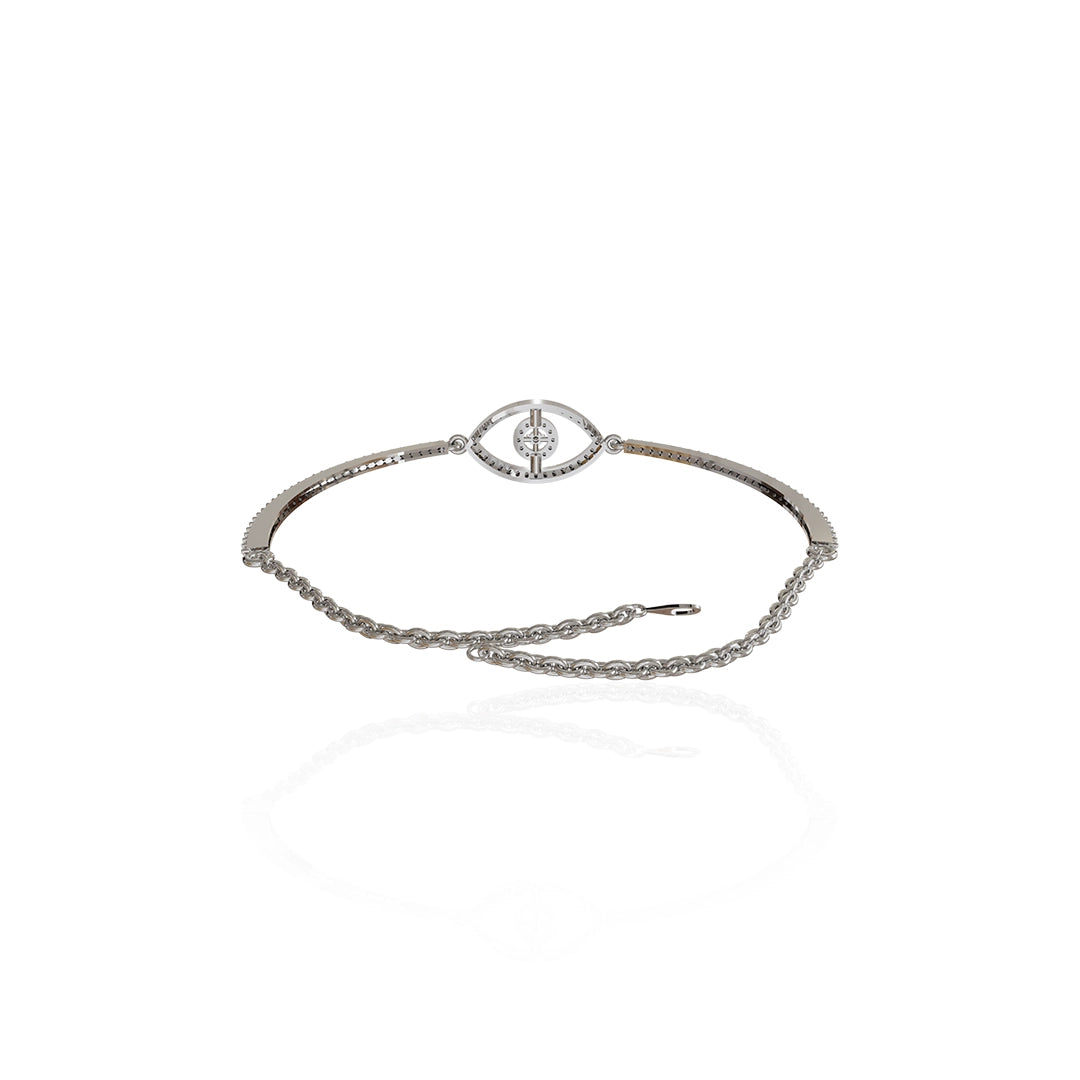 Silver Eye Bracelet
