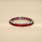 Red Square Stone Bracelet