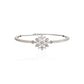 Snowflake Spark – Silver Adjustable Bracelet