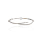 Silver Luminous Circle Adjustable Bracelet
