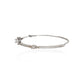 Silver Luminous Circle Adjustable Bracelet